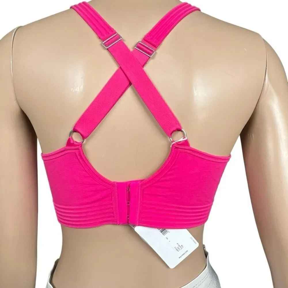 NWT Wolford Alita Sports Bra Fuchsia Pink 80B 36B